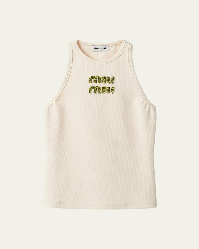 Logo Slim Racerback Top